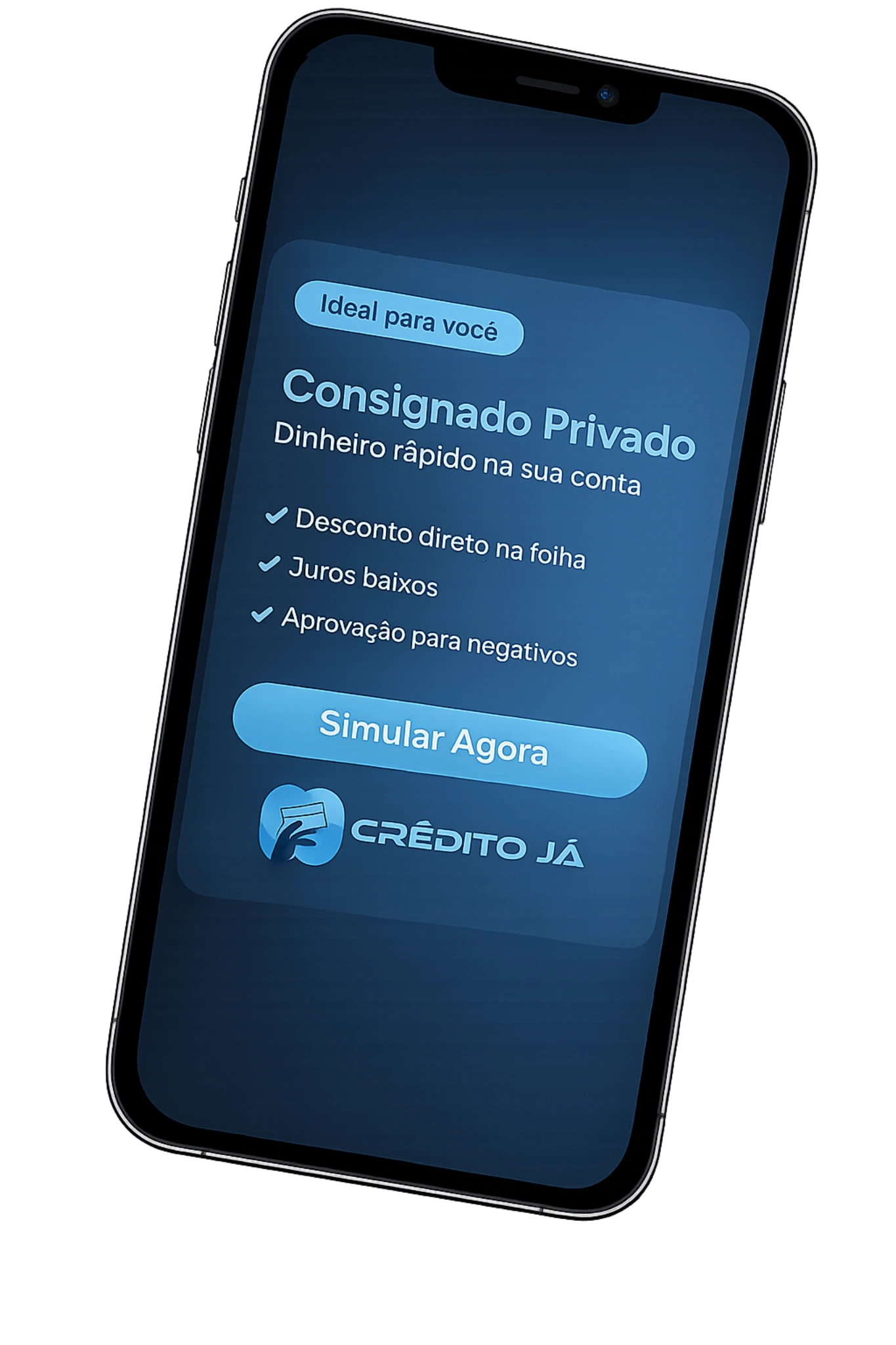Banner mobile Crédito Já